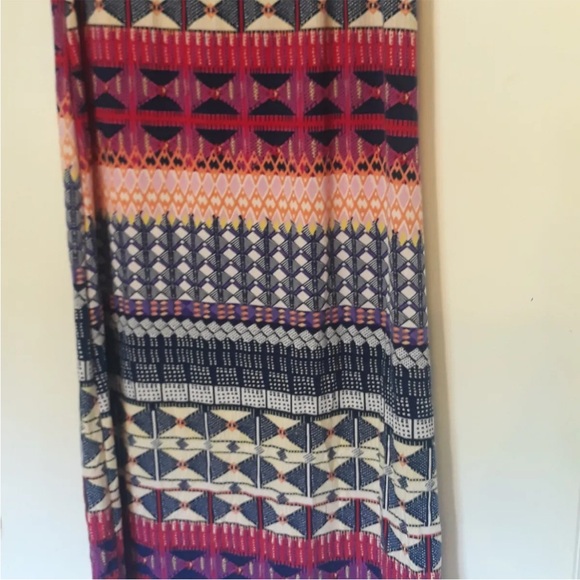 NEW Stooch Maxi Skirt Women Large Multiple Color Geometric Pull On Waist - Picture 2 of 6